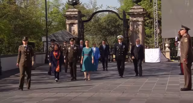 El evento conmemorativo se realiza en el Castillo de Chapultepec