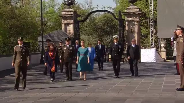 El evento conmemorativo se realiza en el Castillo de Chapultepec