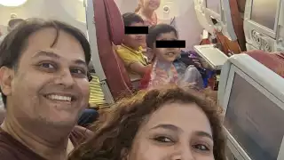 Familia sube foto antes del accidente de avión de Air India; iban a mudarse a Londres 