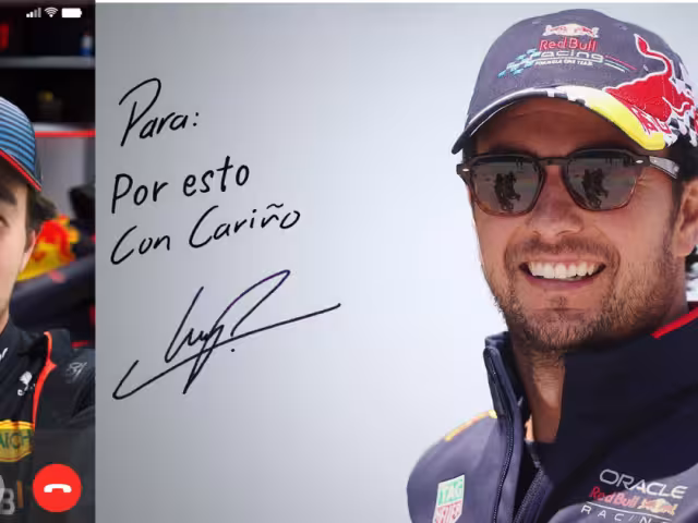 Puedes obtener gratis una llamada y un autógrafo de Checo