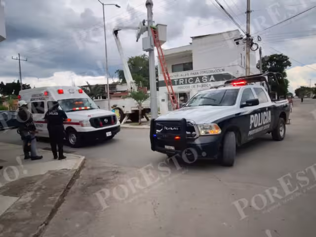 Debido a la lesión en su cabeza y la hermorragia, fue llevado de emergencia al hospital