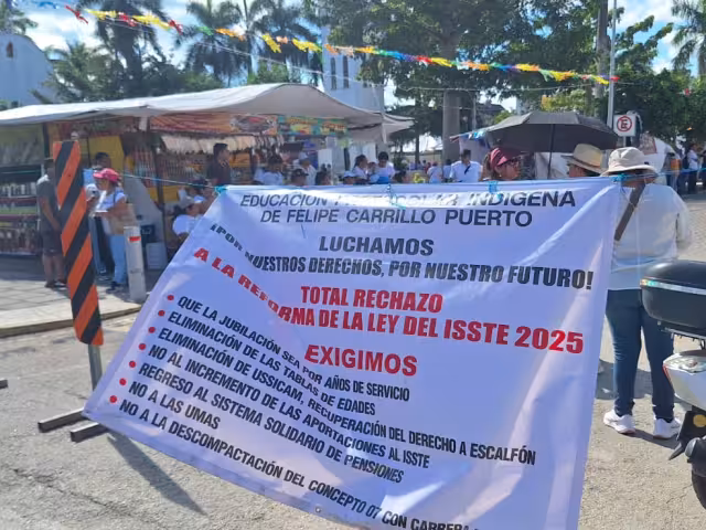 Más del 90% de los profesores de educación básica se encuentran en las manifestaciones