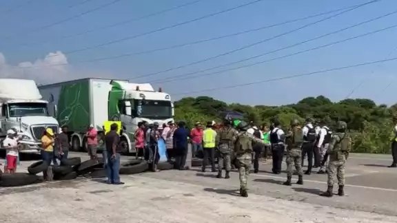 Los pobladores se manifestaron molestos porque les quitaron su fuente de ingresos para poder vivir