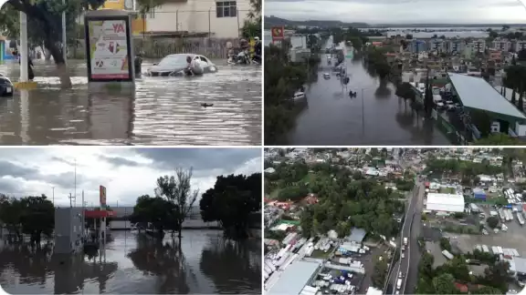 La López Portillo fue la avenida más afectada por las intensas lluvias de este viernes 1 de agosto. La López Portillo fue la avenida más afectada por las intensas lluvias de este viernes 1 de agosto.