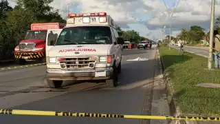 Pierde la vida peatón al intentar cruzar una avenida en Cancún