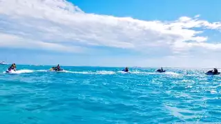Invasión de motos acuáticas en áreas naturales de Isla Mujeres alerta a la Conanp  