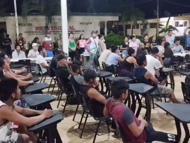 Así lucen los refugios en Kantunilkín, Quintana Roo