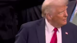 Así fue la llegada de Donald Trump al Super Bowl 2025