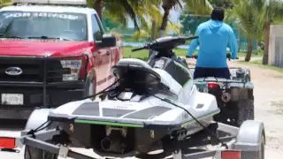 Aseguran 5 motos acuáticas con reporte de robo entre Chicxulub y Telchac Puerto