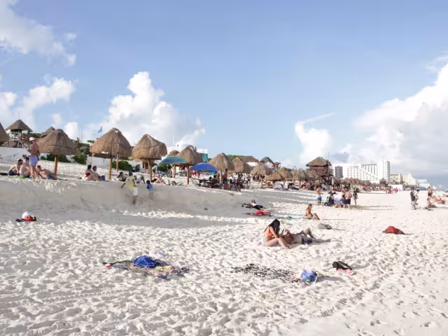 Las playas de Cancún son el mejor lugar para disfrutar de un ambiente tranquilo