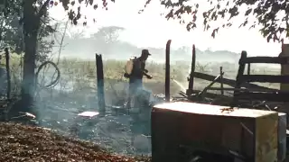 Quema de maleza en Kantunilkín alerta a ciudadanos