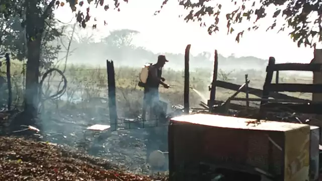 Las autoridades ya habían advertido al responsable de la quema de no continuar con su acto.