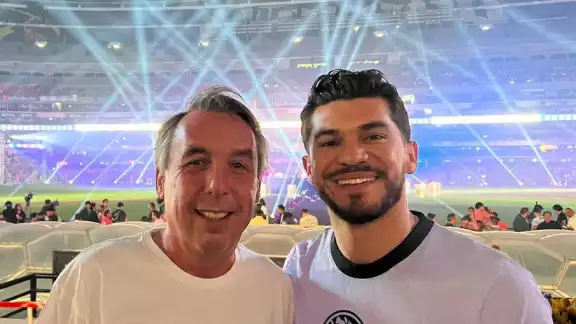 Emilio Azcárraga y Henry Martín