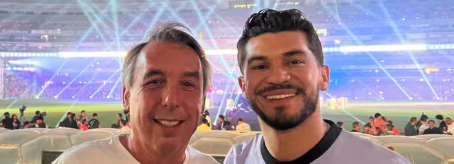 Emilio Azcárraga y Henry Martín