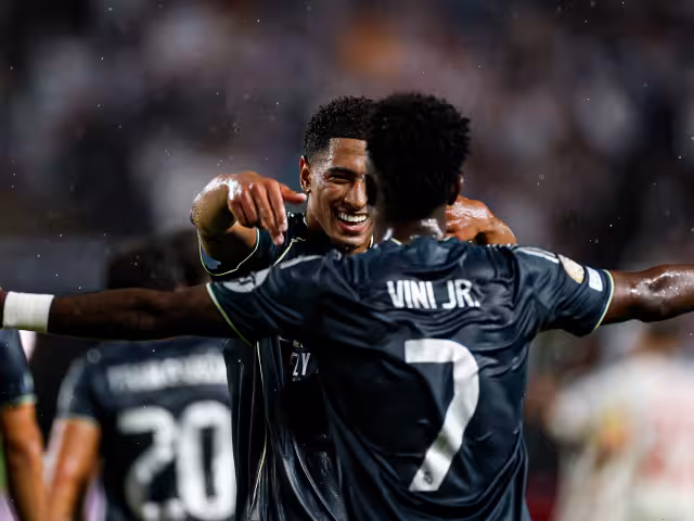 Vini, en la celebración merengue