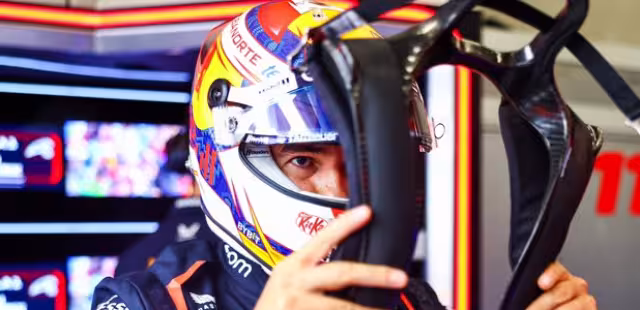 Checo listo para un día de acción en Bélgica