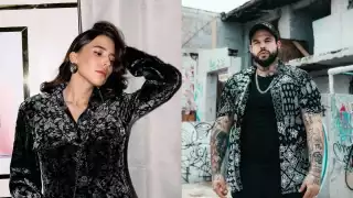 Emiliano Aguilar felicita a Majo Aguilar por ganarle a su hermana el premio a Artista del Año 