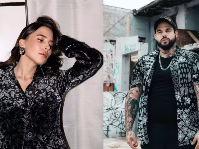 Emiliano Aguilar felicita a Majo Aguilar por ganarle a su hermana el premio a Artista del Año