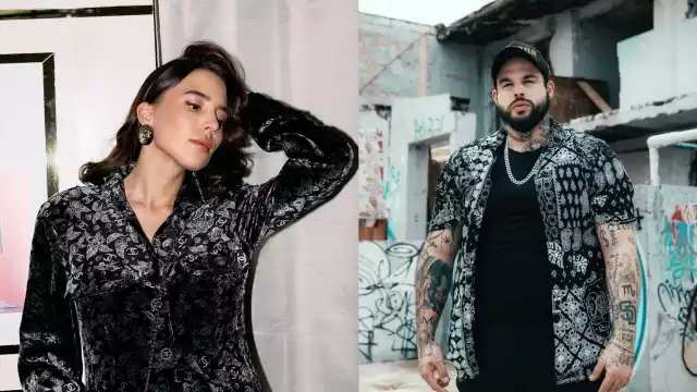 Emiliano Aguilar felicita a Majo Aguilar por ganarle a su hermana el premio a Artista del Año