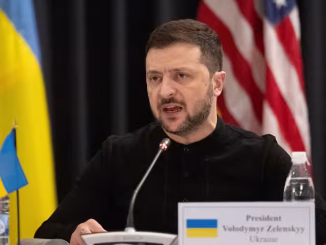 Volodimir Zelenski, presidente de Ucrania