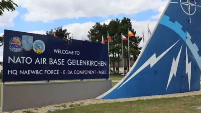 Base aérea de la OTAN en Geilenkirchen. Alemania
