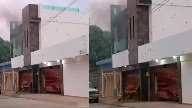 Así quedó la casa de los padres de Markitos toys