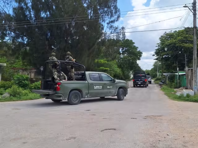 En la zona se reportó tiempo atrás el rescate de una persona con vida que presuntamente se encontraba privado de la libertad