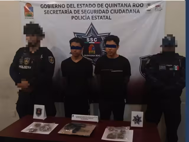 Los jóvenes de 18 y 19 años fueron puestos a disposición de la Fiscalía General del Estado