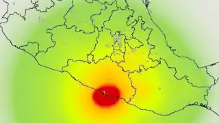Un sismo preliminar de magnitud 5.4, ocurrió a Suroeste de Acapulco.Guerrero