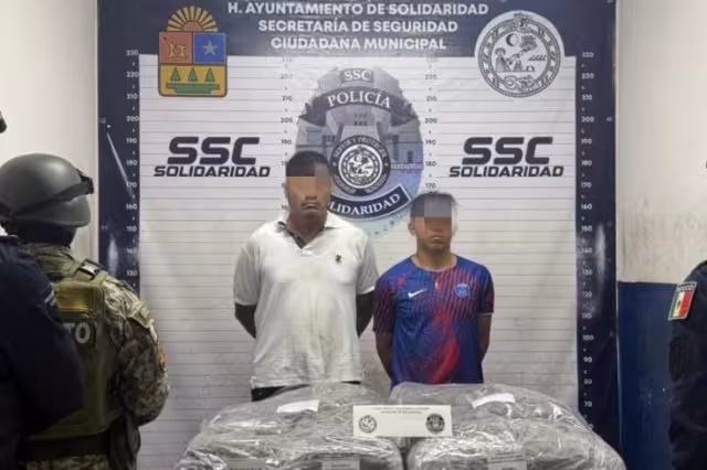 Elías “N” de 43 años y Ángel “N” de 21 años, fueron puestos a disposición de la FGEQ