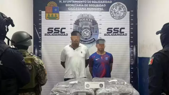 Elías “N” de 43 años y Ángel “N” de 21 años, fueron puestos a disposición de la FGEQ