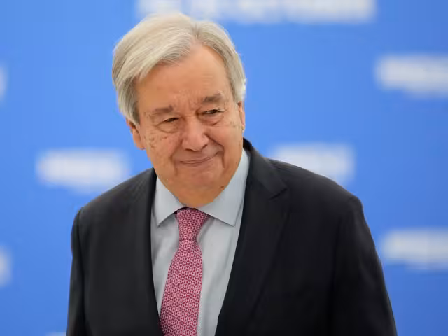 António Guterres, secretario general de la ONU
