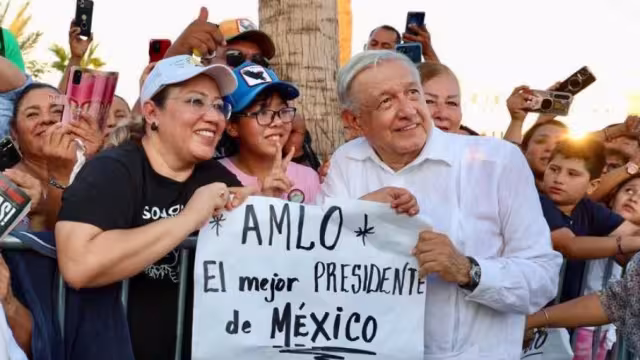 Andrés Manuel López Obrador en Guaymas, Sonora