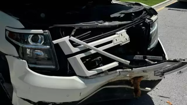 Así terminó una de las unidades en Cancún