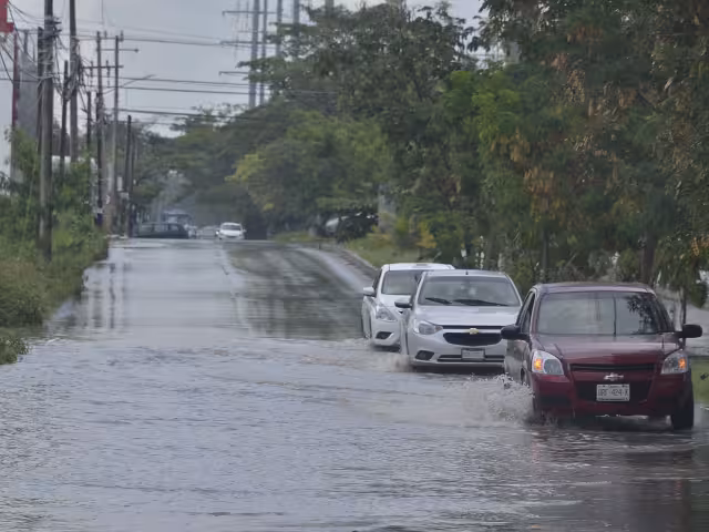 En algunas calles se presentarán inundaciones debido a las lluvias
