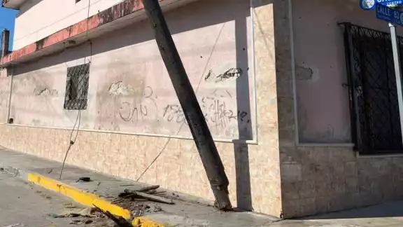 Parte de las afectaciones en Progreso Parte de las afectaciones en Progreso
