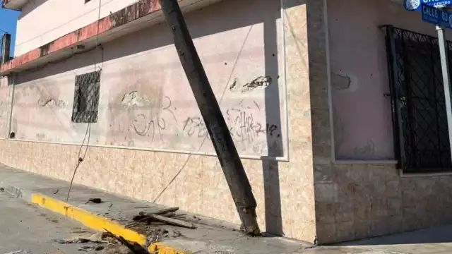 Parte de las afectaciones en Progreso