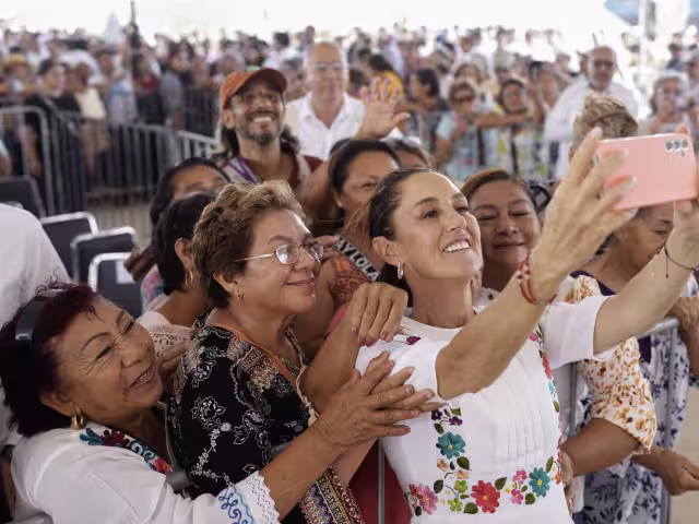 La Mandataria realizó su última visita al estado el 21 de junio, cuando supervisó los trabajos del nuevo Hospital General Agustín O’Horán