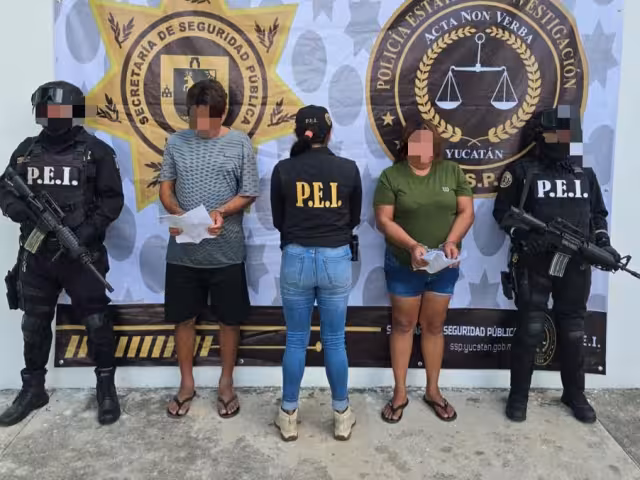 Se aseguraron 4.4 kilos y 12 bolsitas de cannabis, 10 gramos de cristal, 13.5 gramos de crack y 12 gramos de cocaína