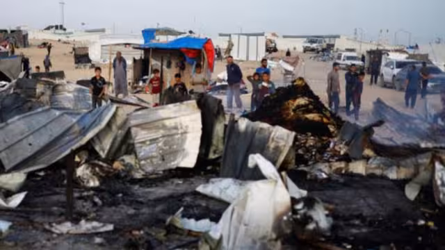 Israel asegura que el incendio en Rafah, fue porque se alcanzó un arsenal de Hamás