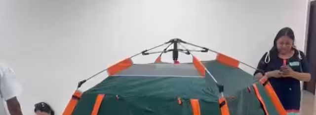 Así luce el plantón en la Fiscalía, en Cancún