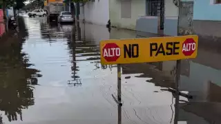 Lluvias provocan inundaciones en calles del centro y el parque central