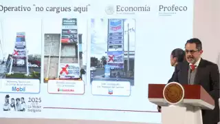 Profeco ya colocó lonas en gasolineras por precios altos