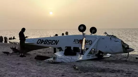 Así terminó la avioneta en Ciudad del Carmen Así terminó la avioneta en Ciudad del Carmen