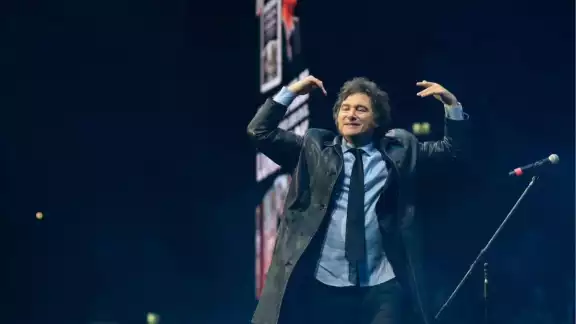 Javier Milei en el Luna Park