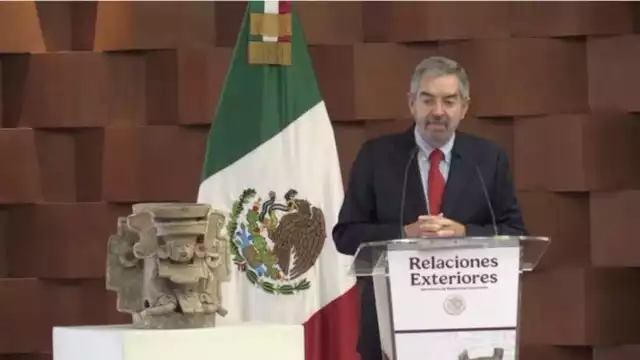 Juan Ramón de la Fuente, titular de la Secretaría de Relaciones Exteriores