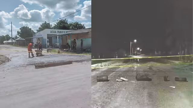 La protesta tuvo efecto y ya están reparando las calles