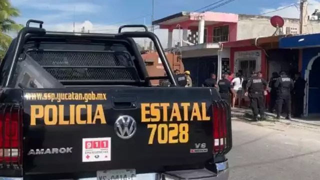 Elementos de la Policía Estatal acudieron al domicilio donde se registró el siniestro