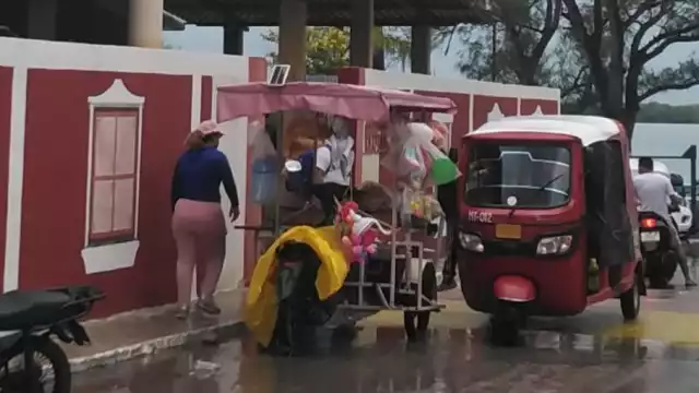Mototaxistas en Sabancuy, Campeche