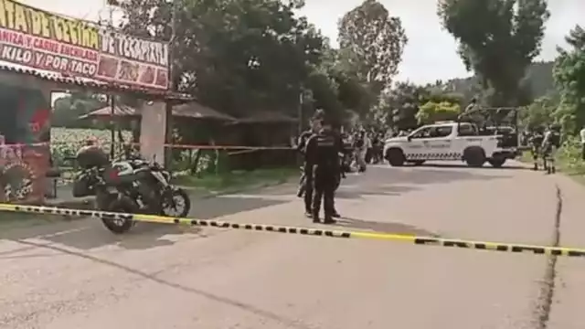 hombres armados atacaron a sujetos que se encontraban en un negocio de comida en Nepopualco, perteneciente al municipio de Totolapan en Morelos